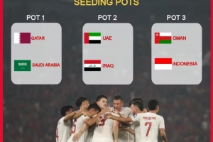 世预赛亚洲区第四阶段分档：卡塔尔和沙特为种子队，印尼第三档